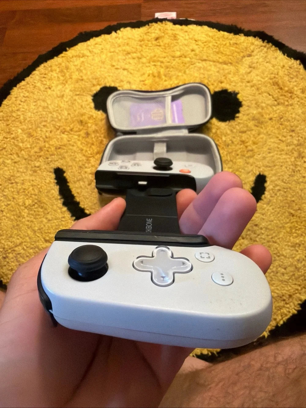 Sony White Mobile Gaming Controller with Detachable Grip
